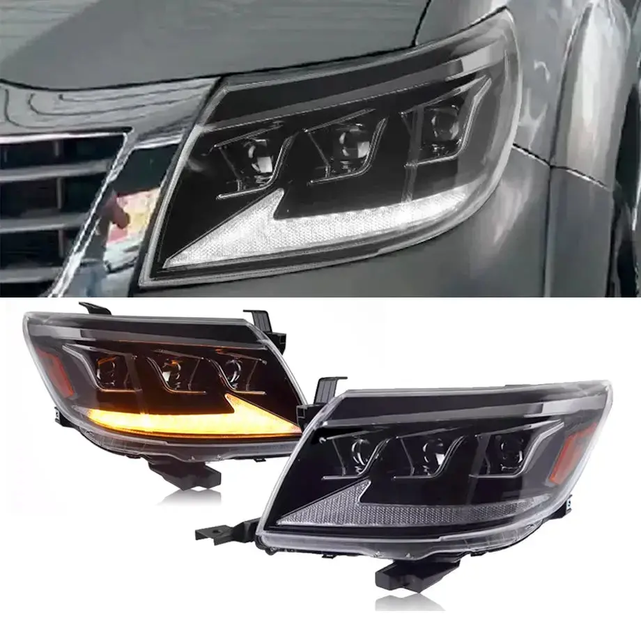 Toyota Hilux Vigo (12-15) Bugatti Style Led Projector Upgrade Headlights 1