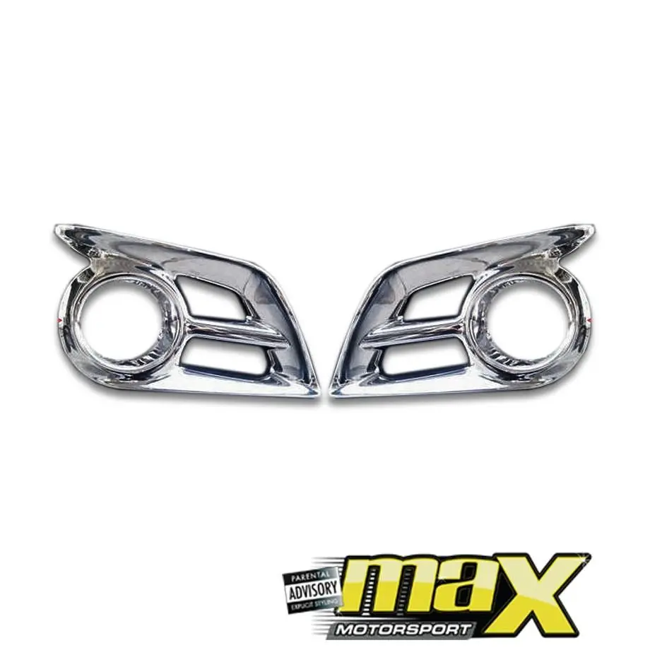 Toyota Hilux (12-16) Chrome Fog Lamp Surrounds 1