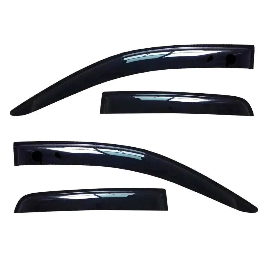 Toyota Hilux (15-On) Double-Cab Black Windshields (4-Door) 1