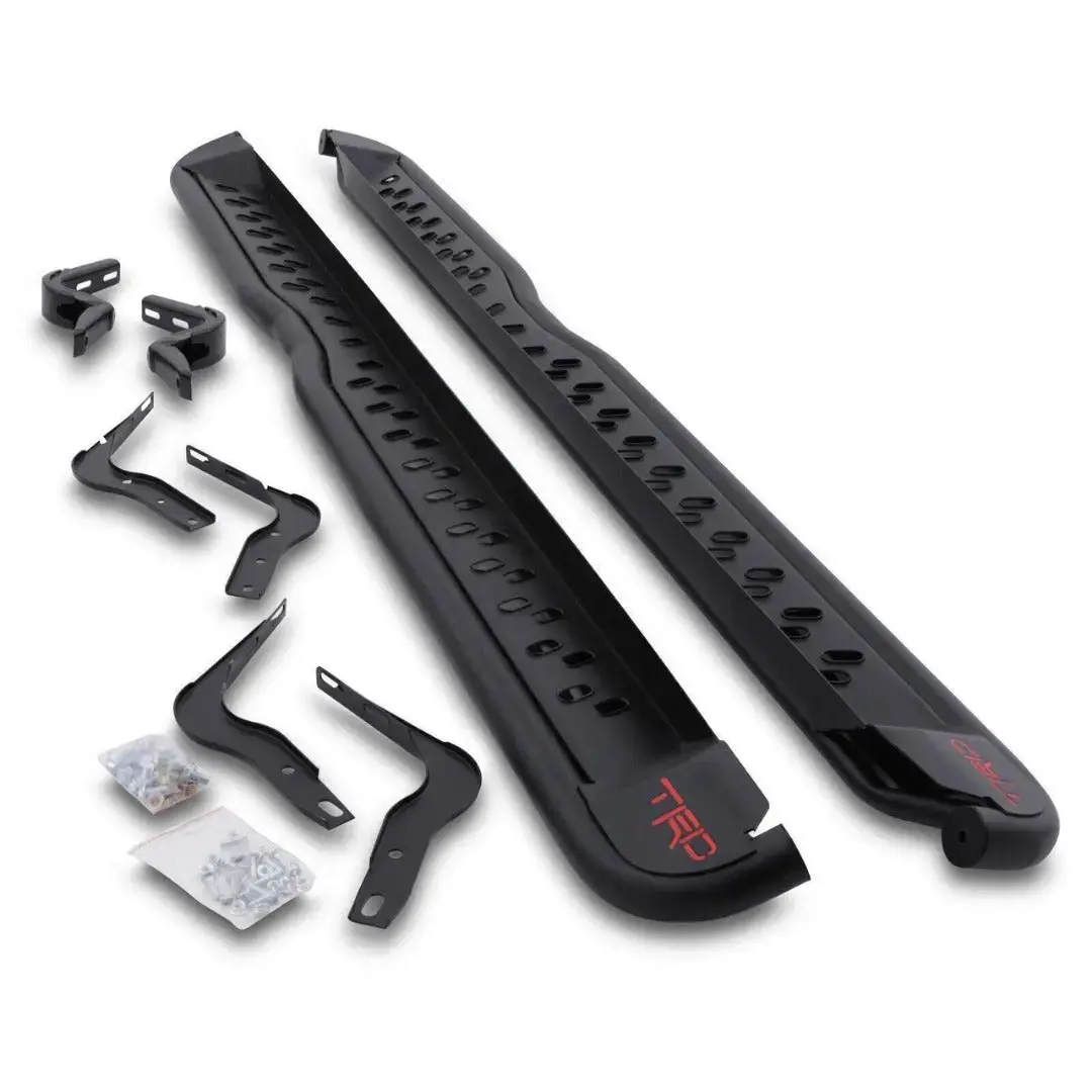 Toyota Hilux (16-On) Trd Style Steel Side Steps 1