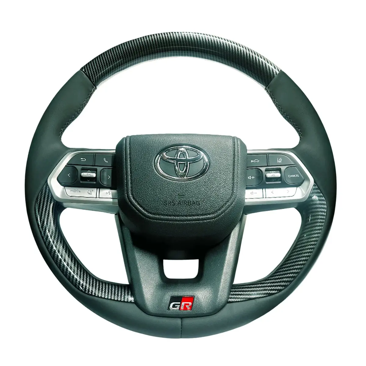 Toyota Land Cruiser Lc300 Gr Sport Style Carbon Look Upgrade Steering Wheel 1