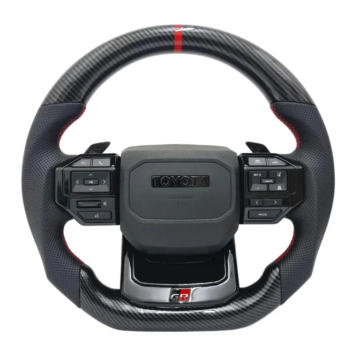 Toyota Land Cruiser Lc250 Gr Sport Style Carbon Look Upgrade Steering Wheel 1