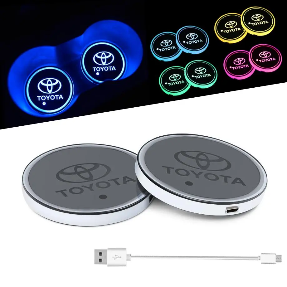 Toyota Logo Led Cup Holder Coaster 1