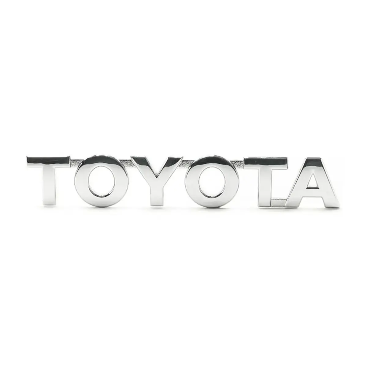 Toyota Metal Lettering Badge - Chrome 1