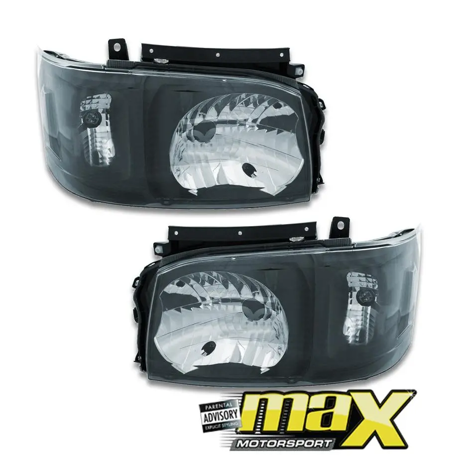 Toyota Quantum Diamond Headlights (Black) 1