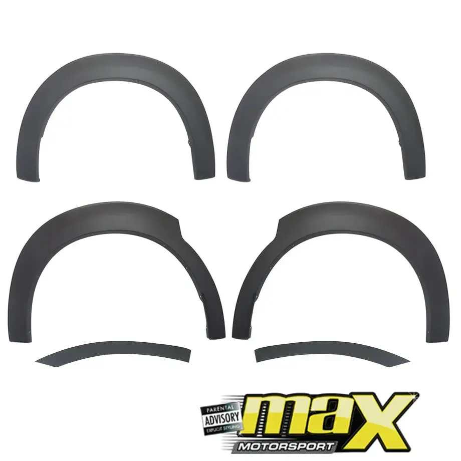 Toyota Quantum (19-On) Matte Black Smooth Plastic Wheel Arches 1