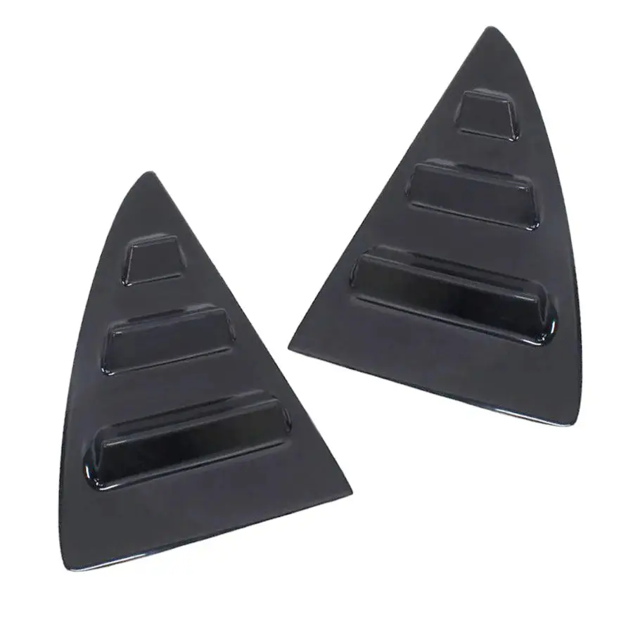 Toyota Run-X Gloss Black Plastic Side Window Louver 1