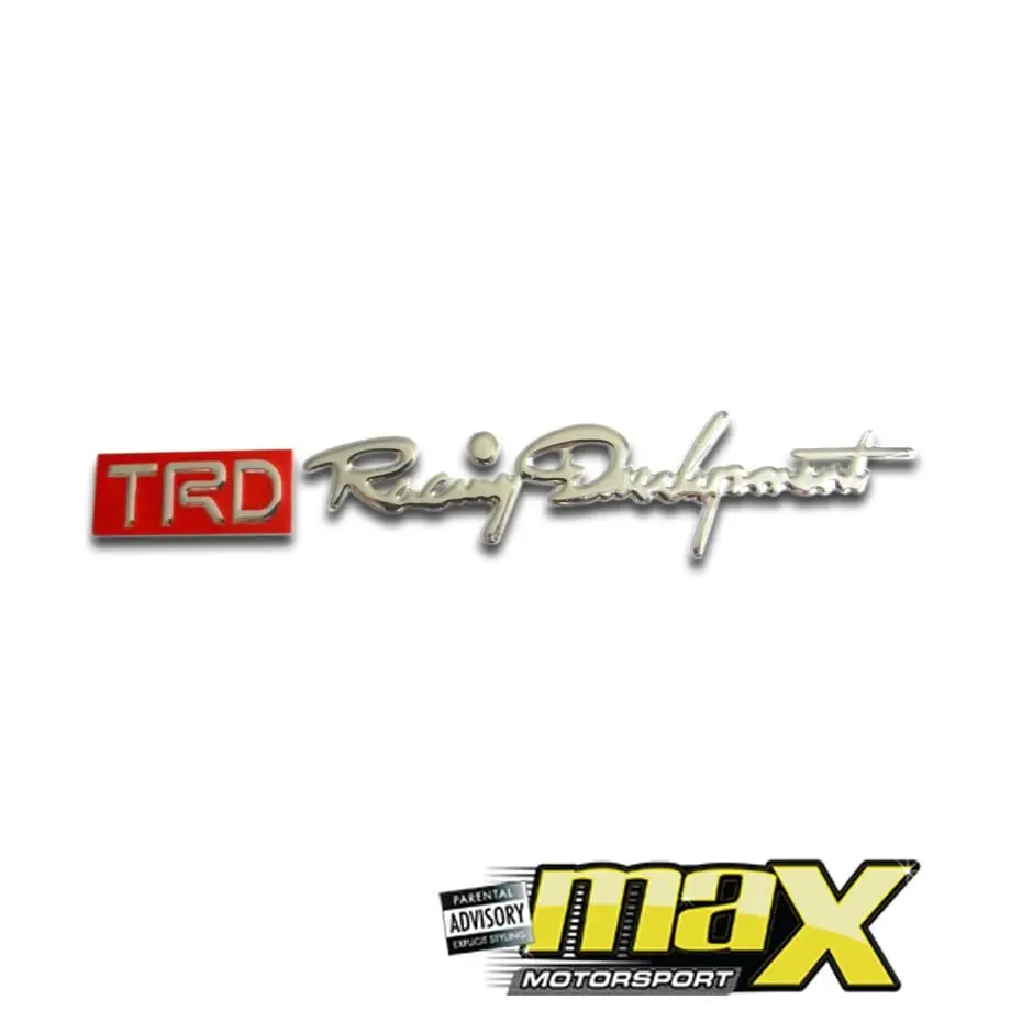 Toyota Trd Racing Development Badge 1