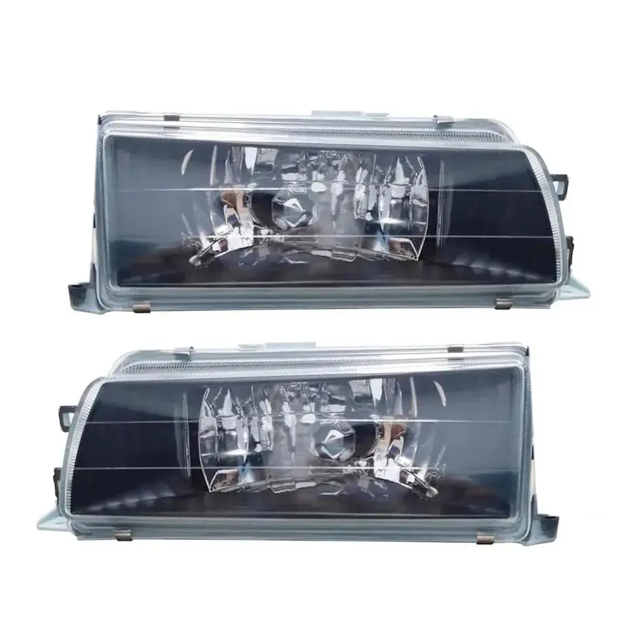 Toyota Twincam (88-93) Crystal Black Headlights 1