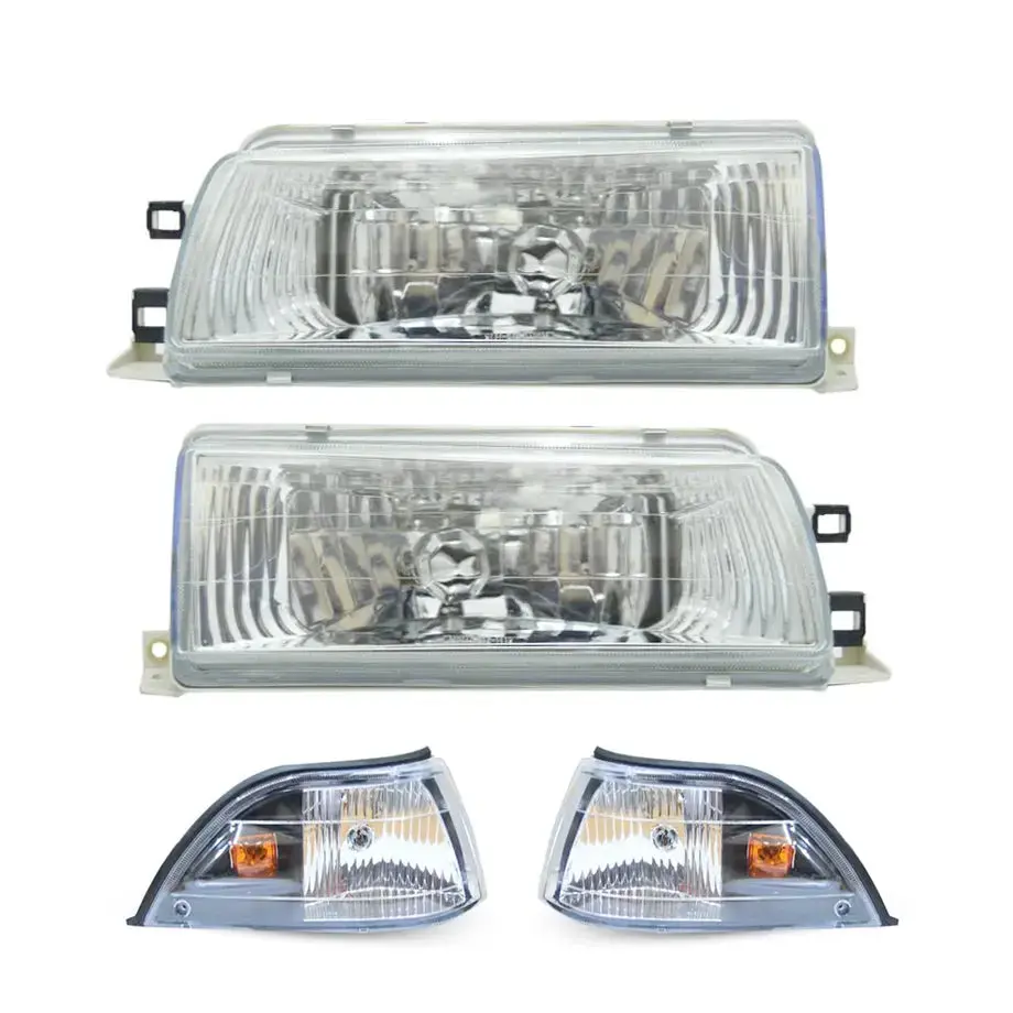 Toyota Twincam (88-93) Crystal Headlights With Corner Lamps 1