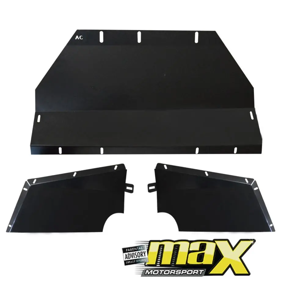 Toyota Vigo Champ (12-15) -Steel Skid Plate - 3 Piece 1