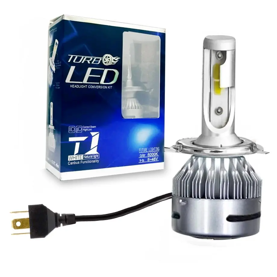 Turbo Led Headlight Bulb Kit - H4 2