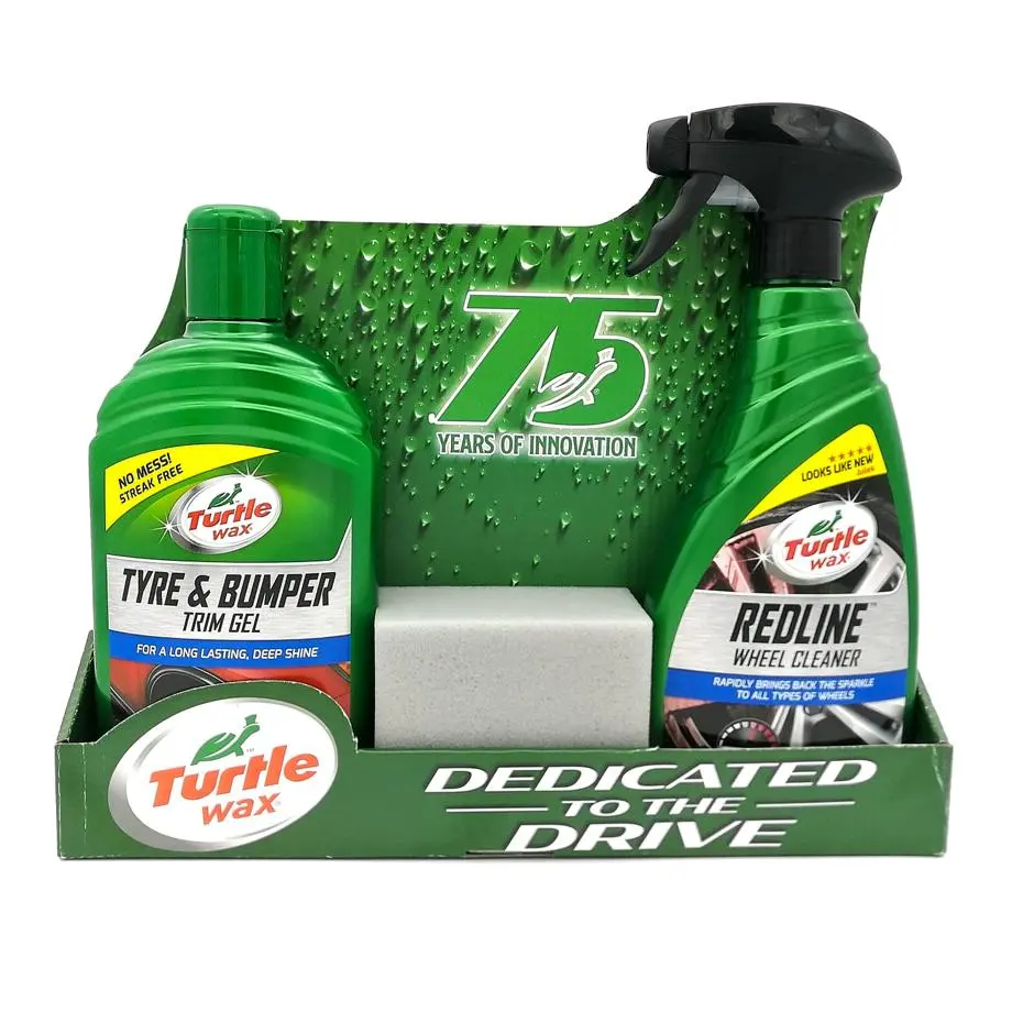 Turtle Wax Wheel & Tyre Shine Car Care Kit 1