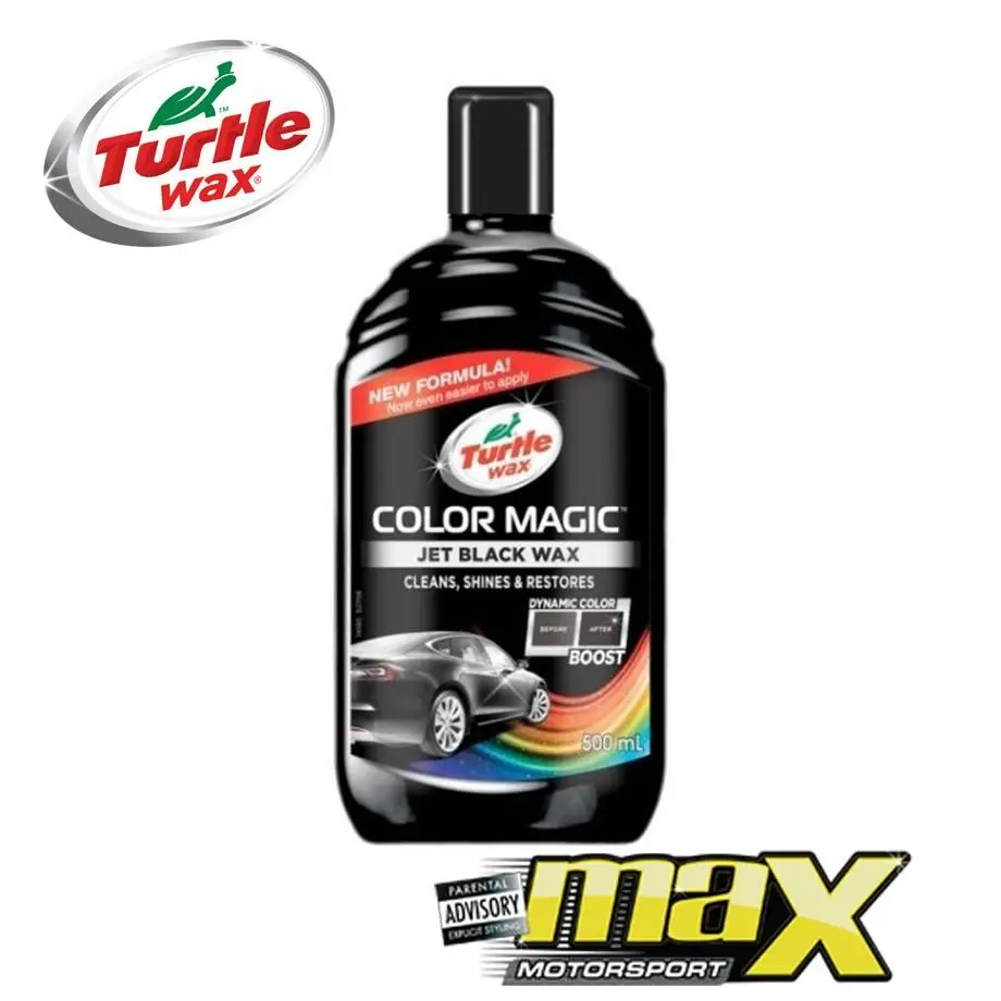 Turtle Wax Color Magic Jet Black Wax (500Ml) 1