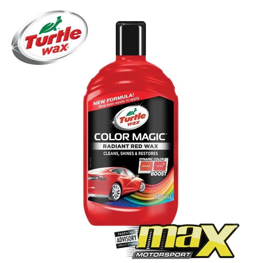 Turtle Wax Color Magic Radiant Red Wax (500Ml) 1