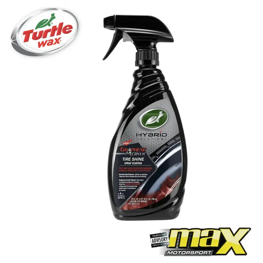 Turtle Wax Hybrid Solutions Graphene Acrylic Tyre Shine Spray Coating (680Ml) 1