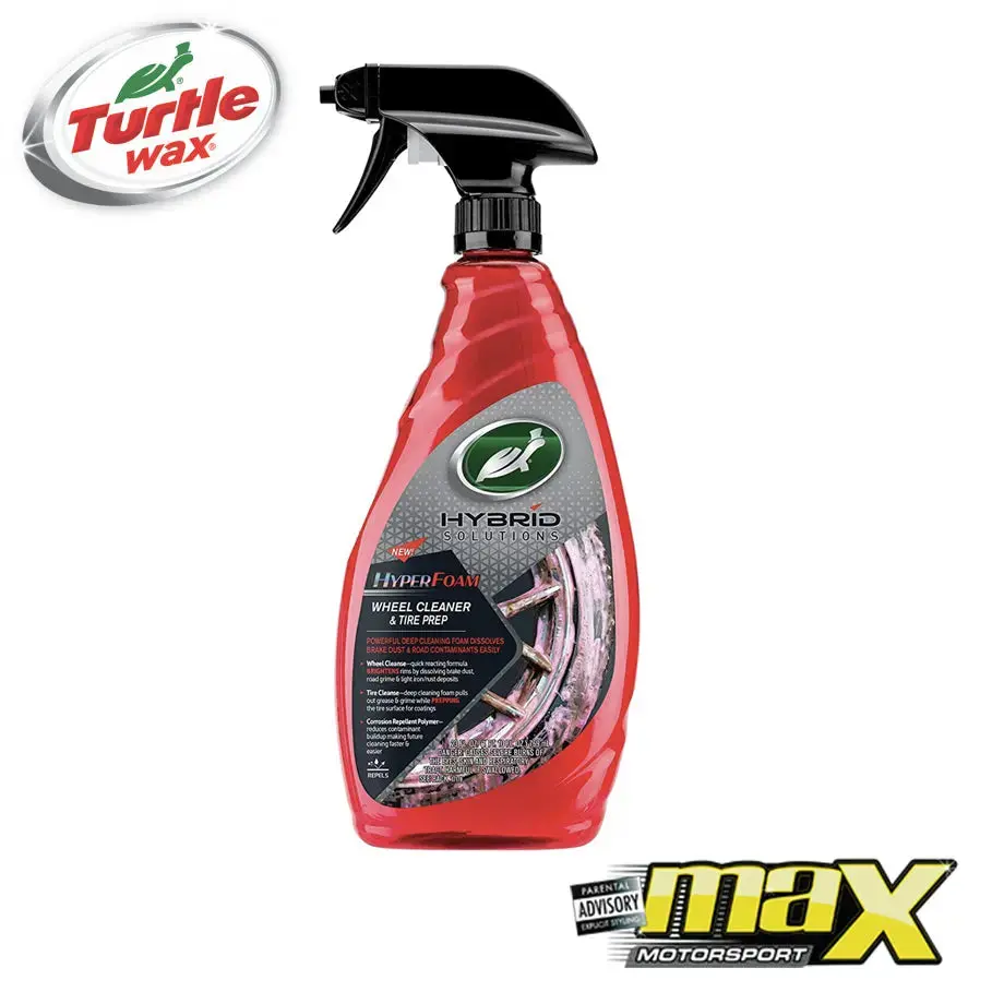 Turtle Wax Hybrid Solutions Hyperfoam Wheel Cleaner & Tyre Prep (680Ml) 1
