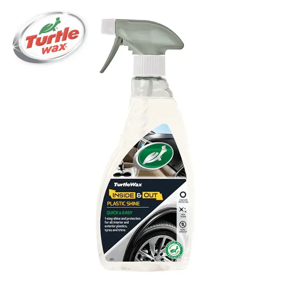 Turtle Wax Inside & Out Plastic Shine - 500Ml 1