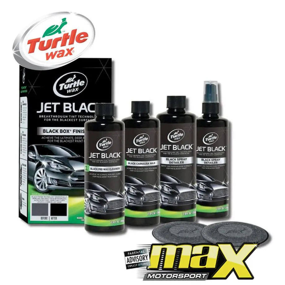 Turtle Wax Jet Black - Black Box Finish Kit 1