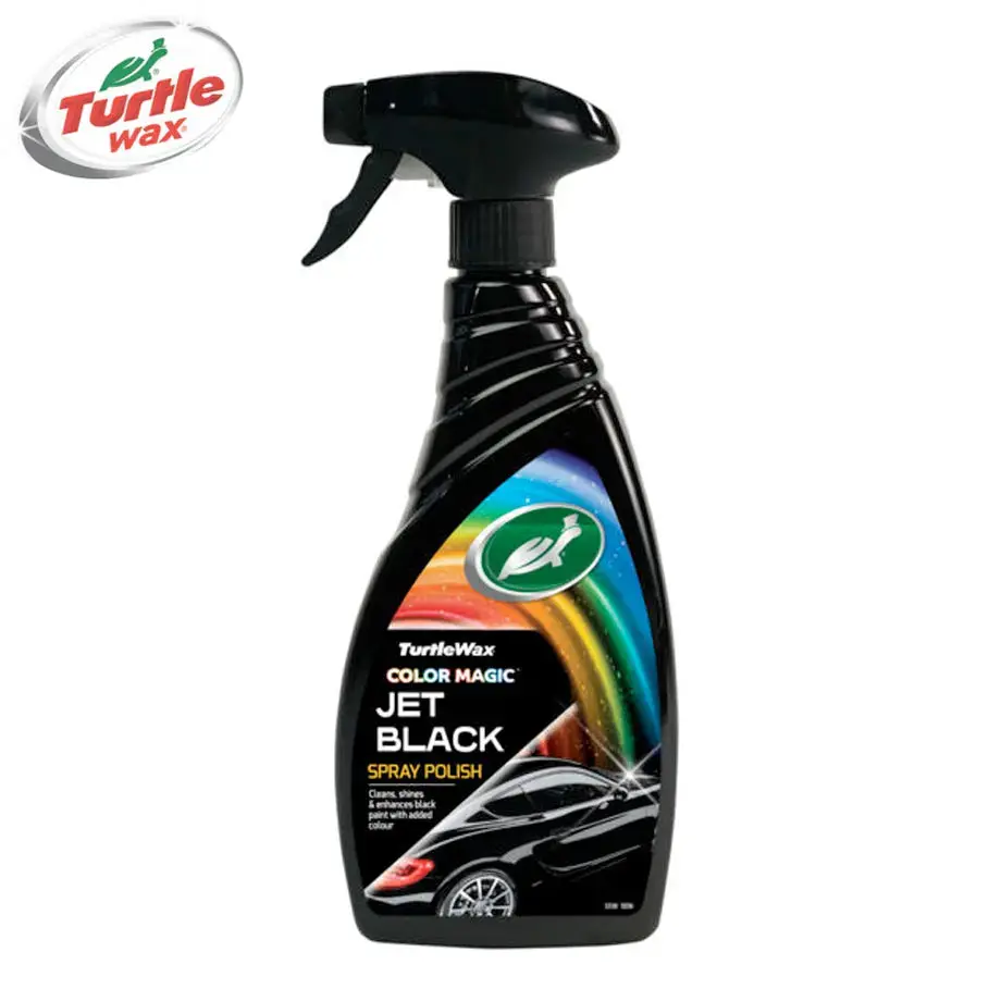 Turtle Wax Jet Black Spray Polish Black (500Ml) 1
