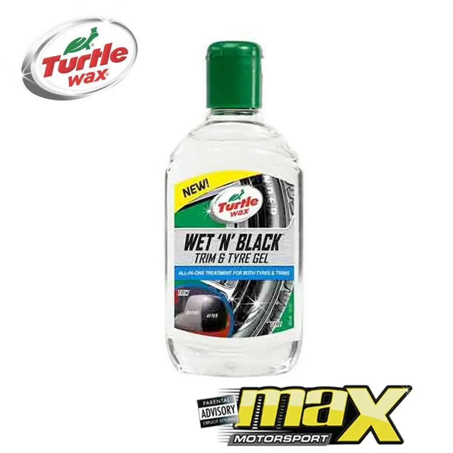 Turtle Wax Wet 'N Black Trim & Tyre Gel 300Ml 1