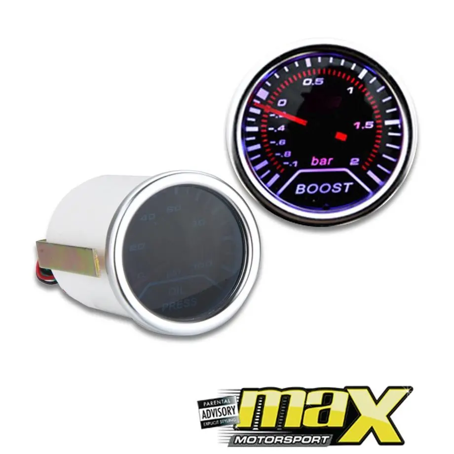 Type-R 2 Inch Smoked Gauge - Boost 1