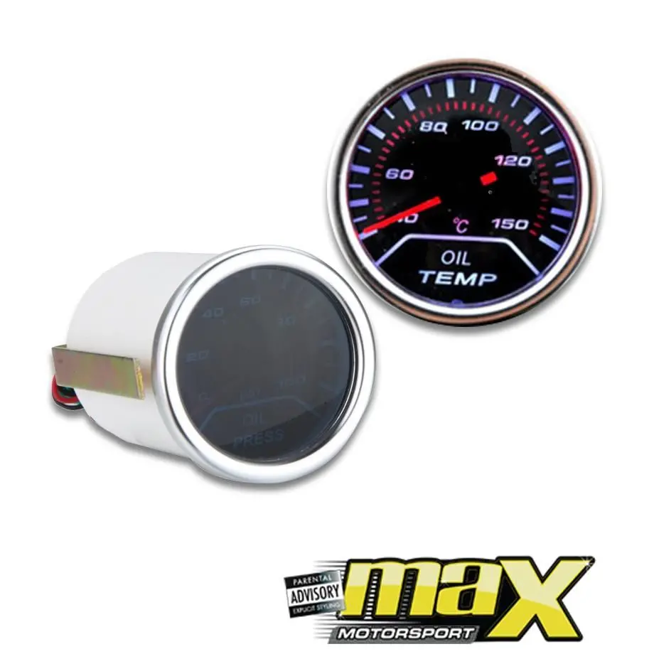 Type-R 2 Inch Smoked Gauge - Oil Temperature 1