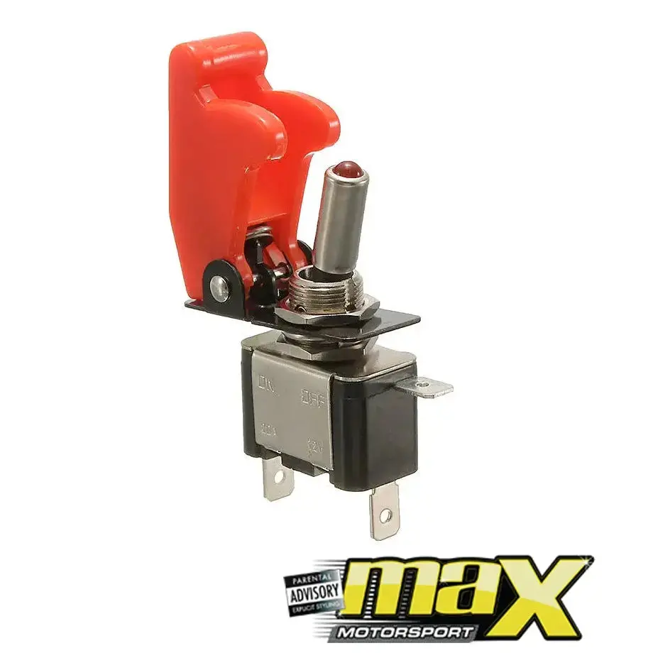 Universal 12V 20A Toggle Switch - Red 1