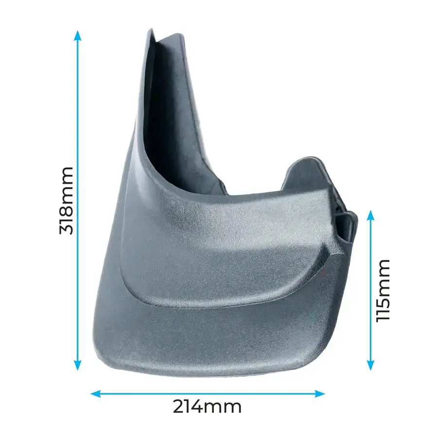 Universal 2-Piece Moulded Rubber Mud Flaps (Short) 2