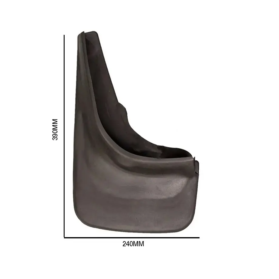 Universal 2-Piece Moulded Rubber Mud Flaps (Long) 2