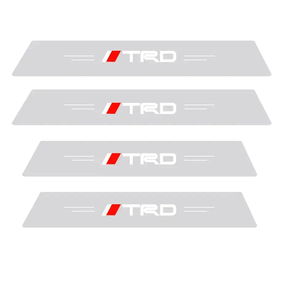 Universal 4 Door Stick On Side Sills Protector - Trd 1