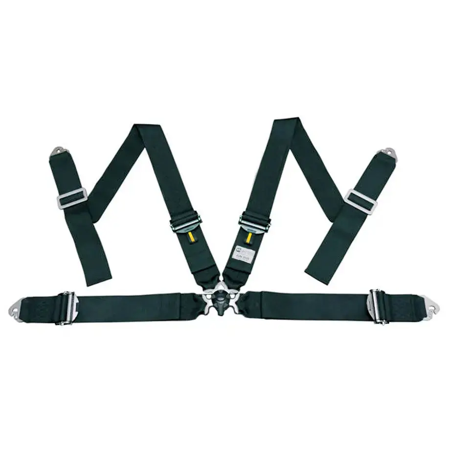 Universal 4-Point Sfi Cerftified Racing Seat Harness (Black) 1