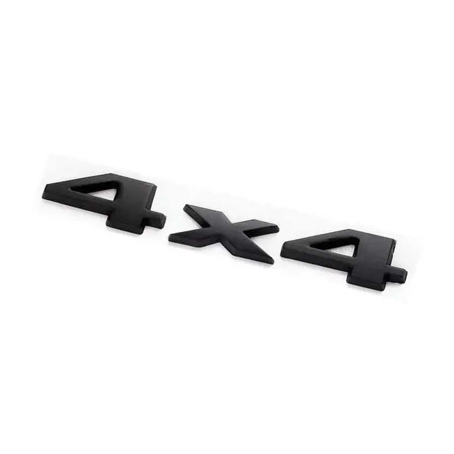 Universal 4X4 Matte Black Metal Lettering Badge (Sml) 1