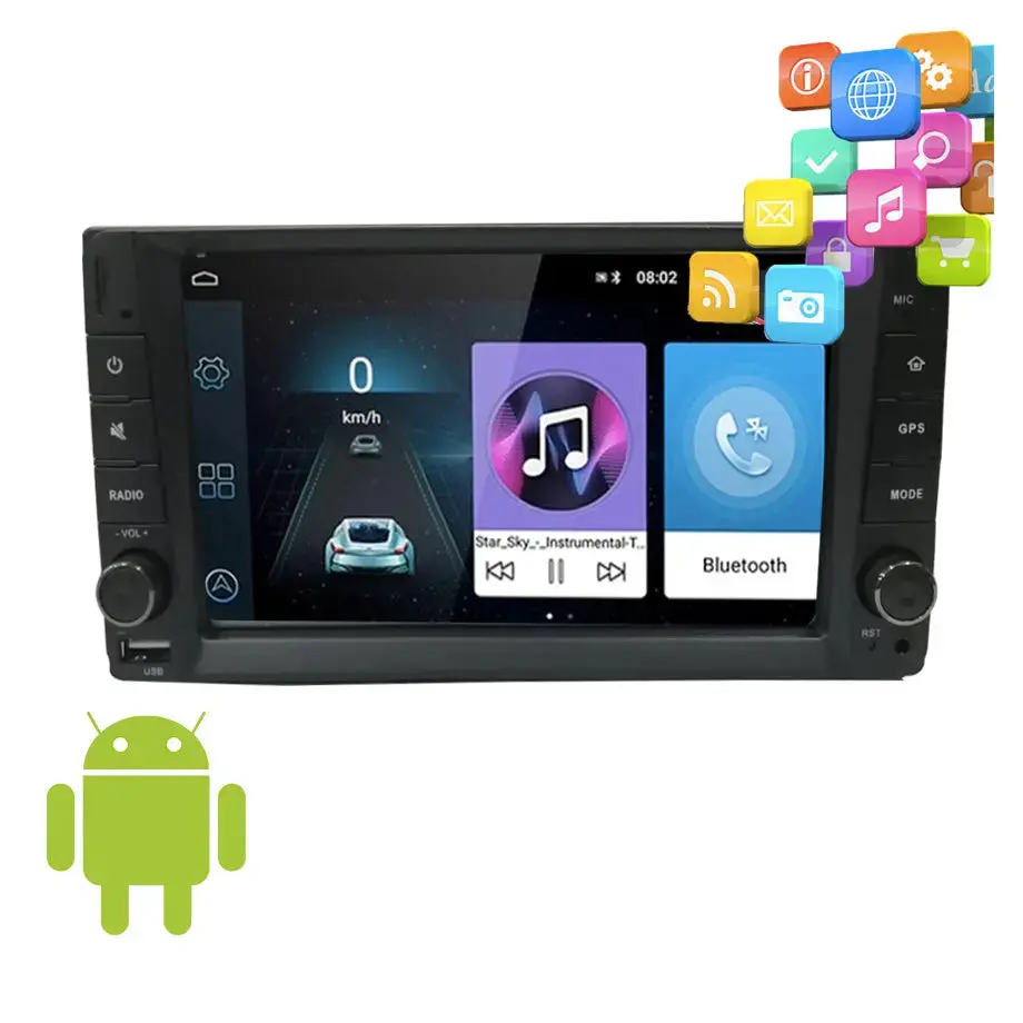 Universal 7 Inch Toyota Android Entertainment & Gps System 1