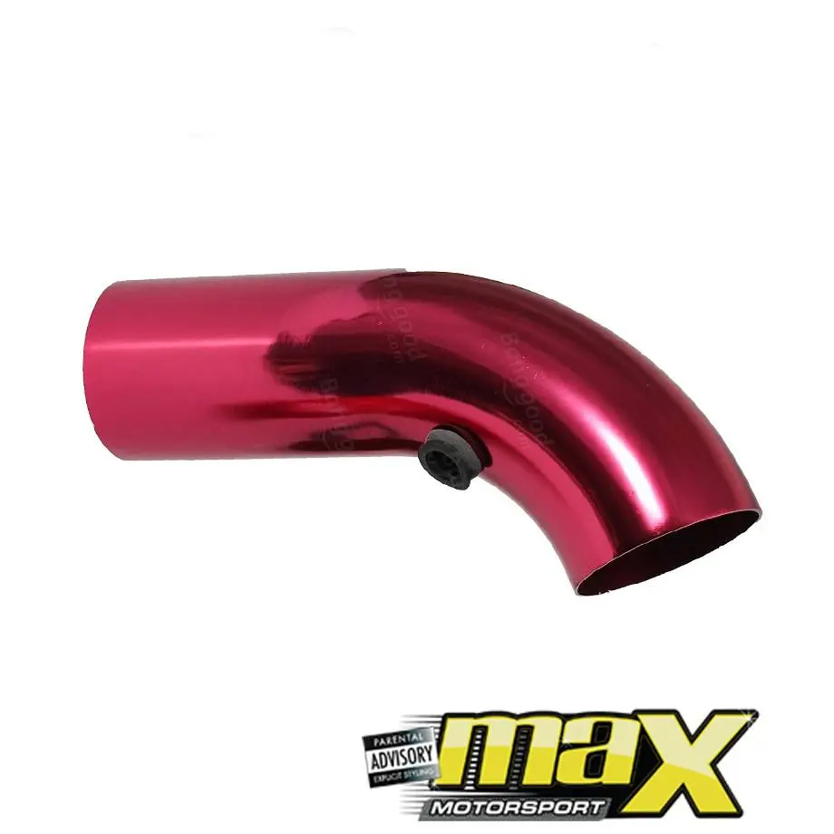 Universal Aluminium Induction Pipe (Red - 76Mm) 1