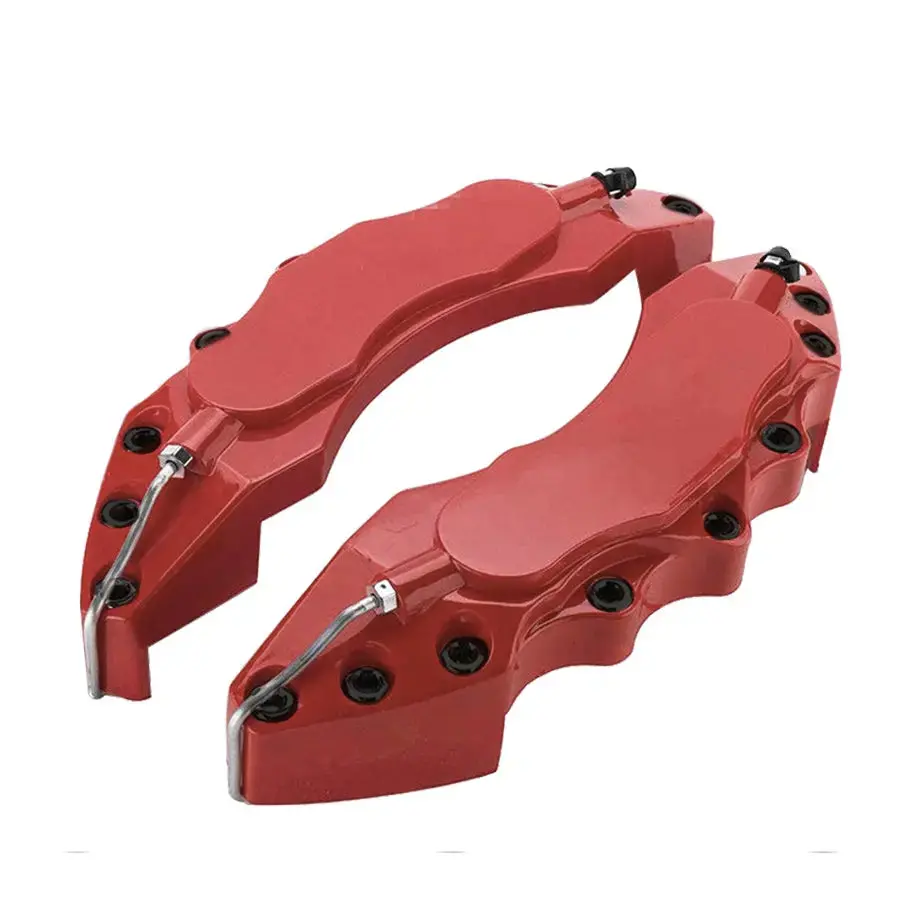 Universal Plastic Brake Caliper Covers - Red (Large) 1