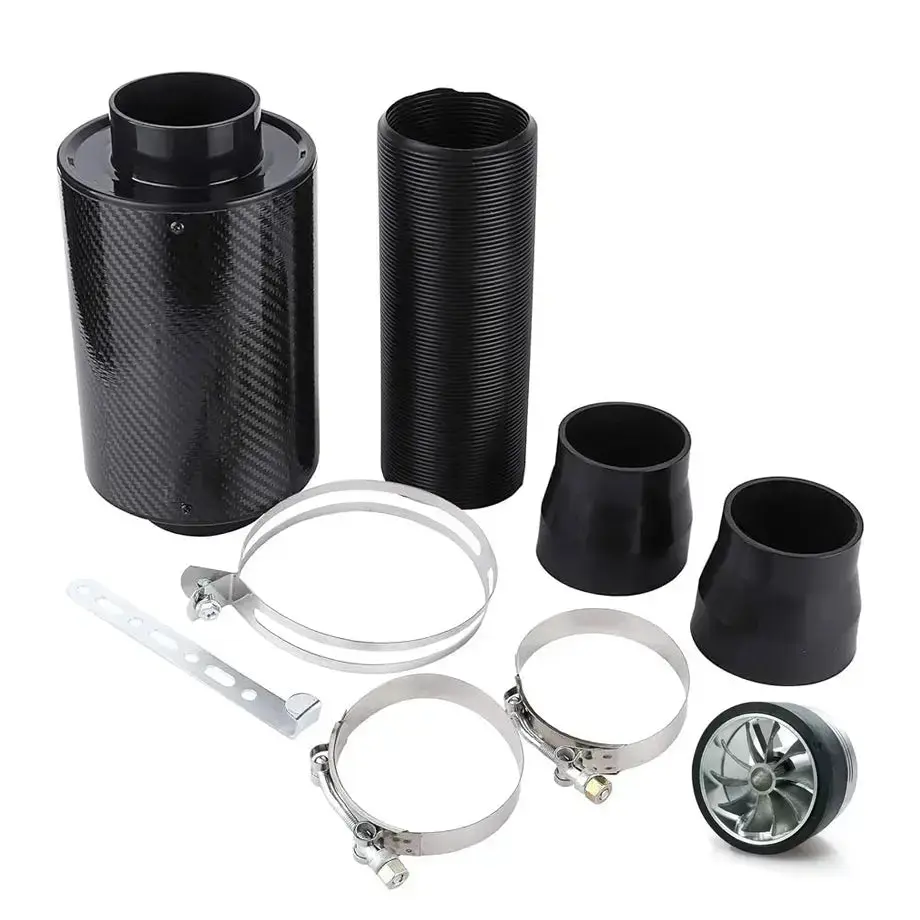 Universal Carbon Look Air Intake Kit 1