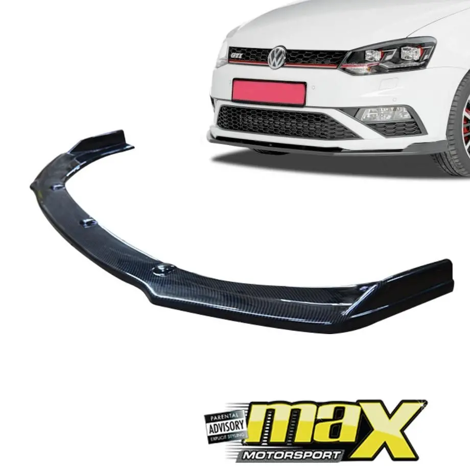 Universal Carbon Look Front Lip Spoiler 1