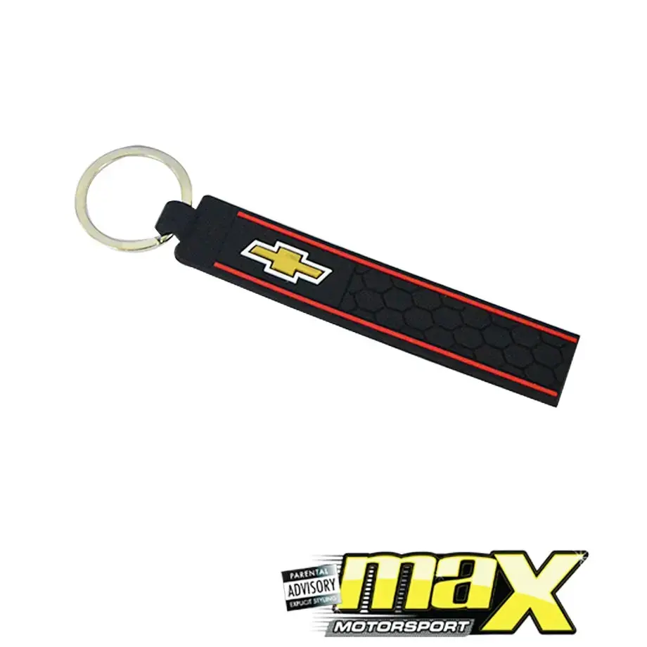 Universal Chevrolet Rubber Key Ring 1