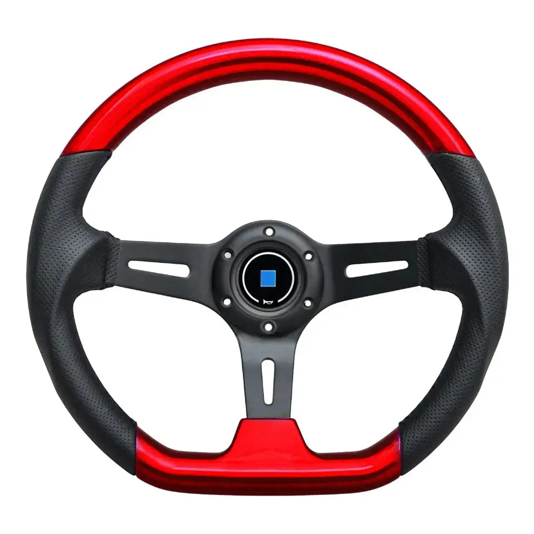 Universal Flat Bottom Drift Style Steering Wheel (320Mm) 1