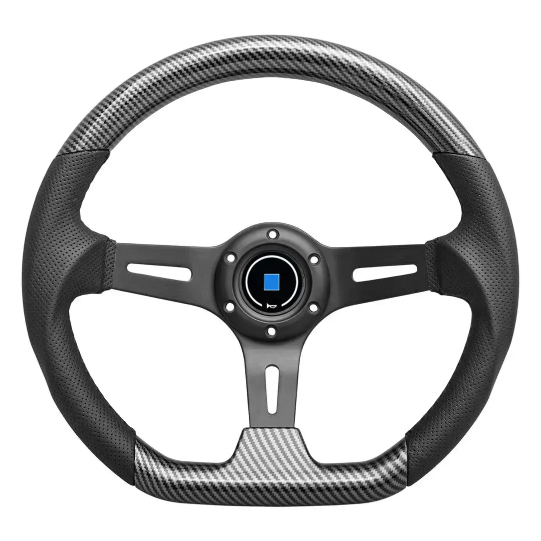 Universal Flat Bottom Drift Style Steering Wheel (320Mm) 1