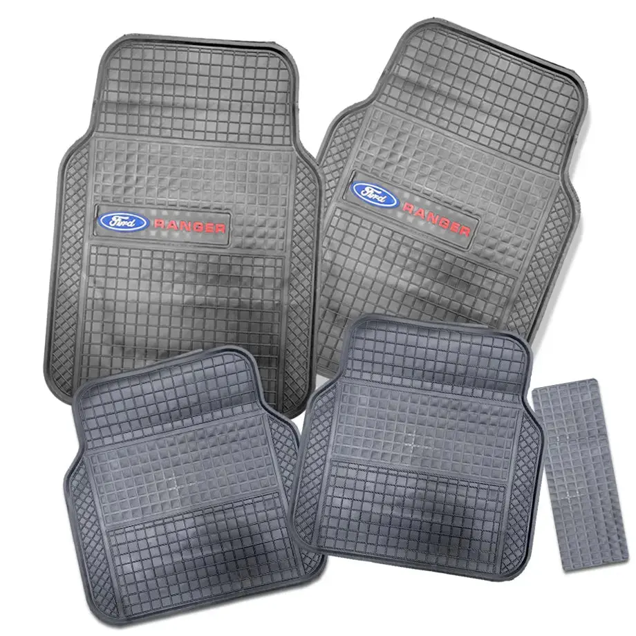 Universal Ford Ranger Non-Slip Rubber Floor Mats (5-Piece) 1