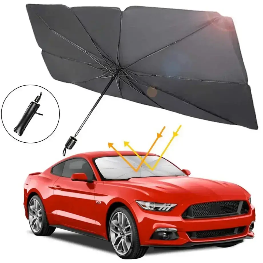 Universal Umbrella Style Sun Shade Window Visor - Large 2