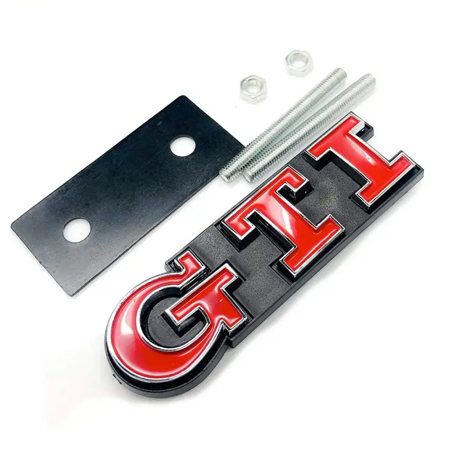 Universal Gti Grille Badge - Red 1