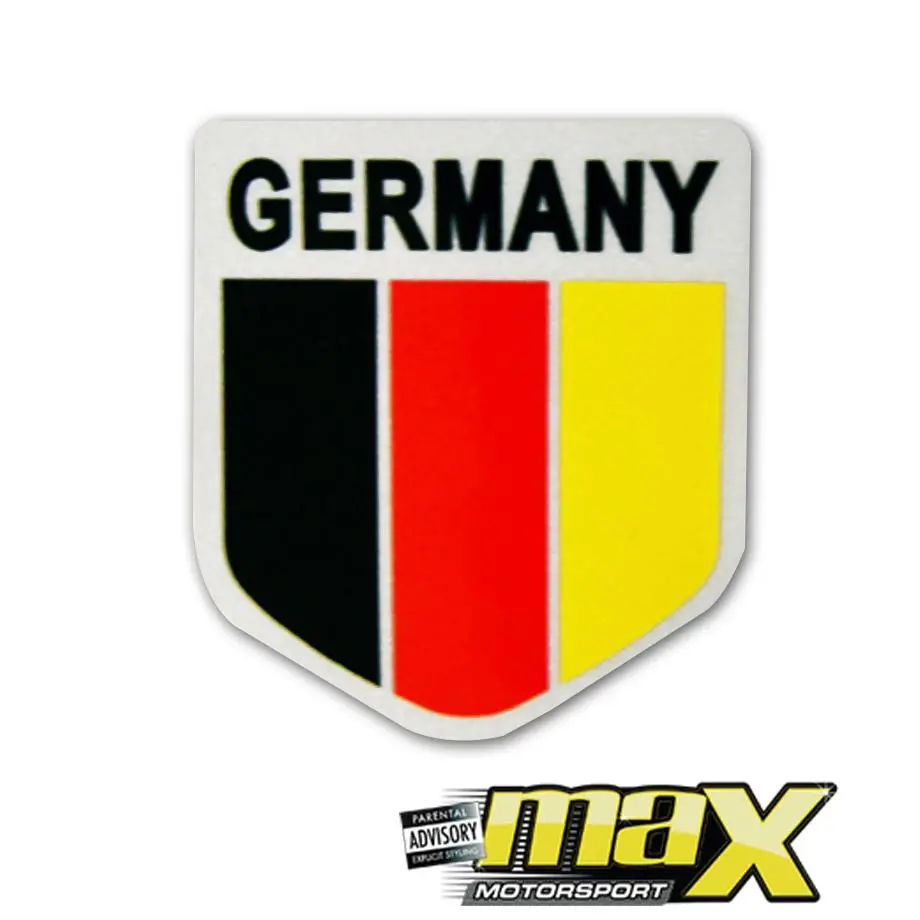 Universal German Shield Vinyl Sticker 1