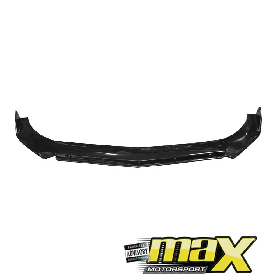 Universal Gloss Black 3-Piece Front Spoiler - Type C 1
