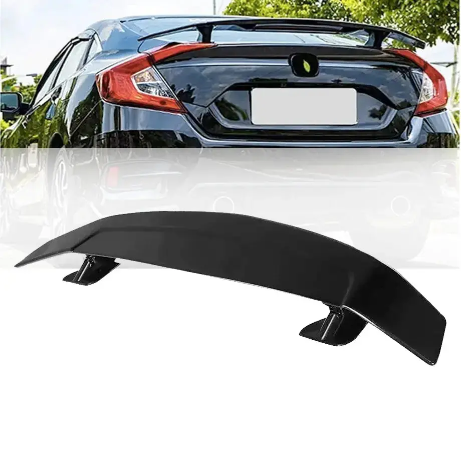 Universal Gloss Black Gt Style Sedan Boot Spoiler 1