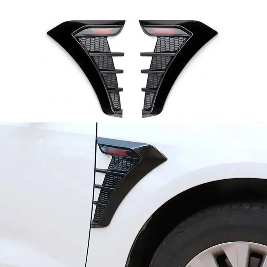 Universal M-Sport Style Gloss Black Side Fender Vent (Pair) 1