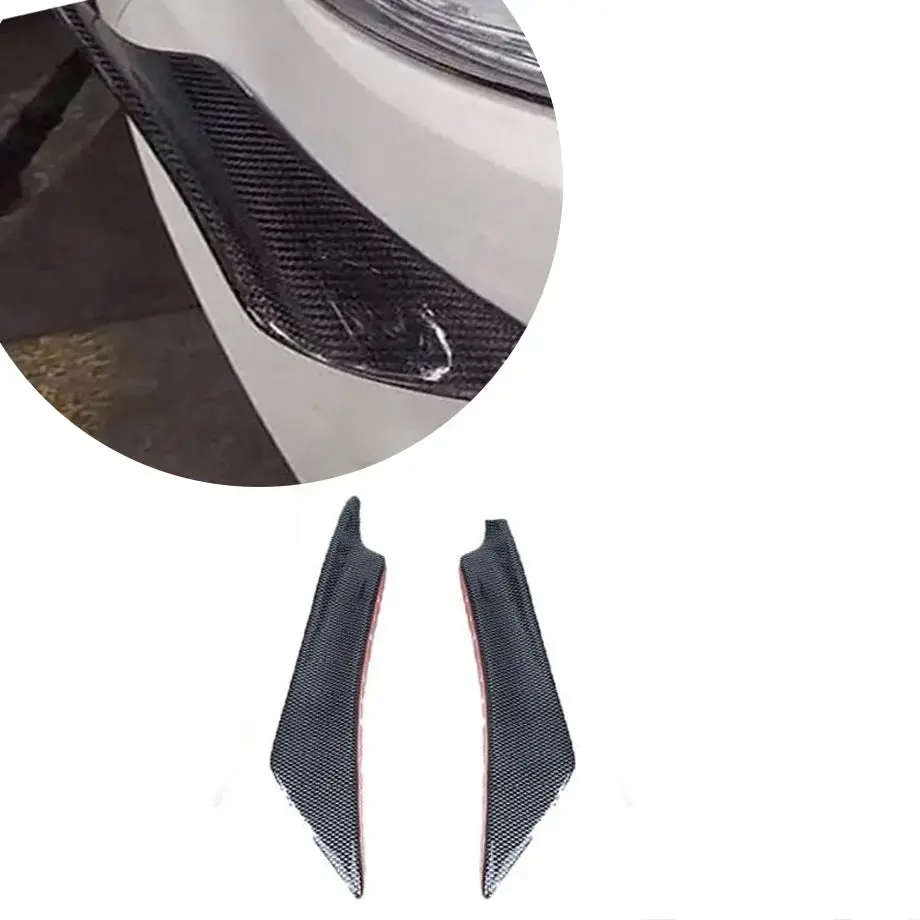 Universal Carbon Fibre Bumper Canards (2-Piece) 1