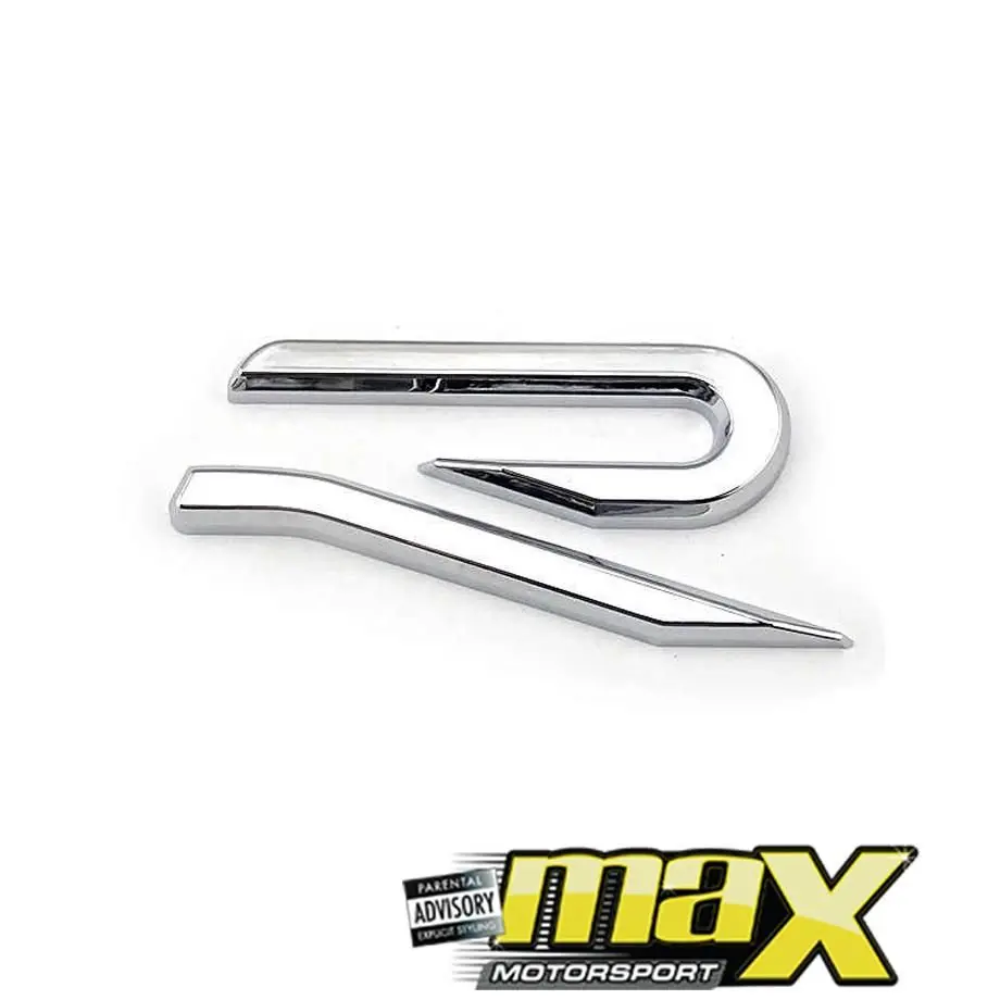 Golf 8 Style - R Logo Badge (Chrome) 1